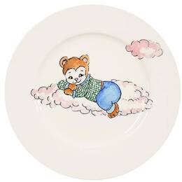 Assiette dessert Ourson sur un nuage