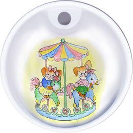 Assiette bébé Manége