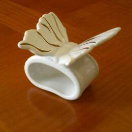 Rond de serviette papillon