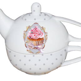 Théière Tea For One cup cake
