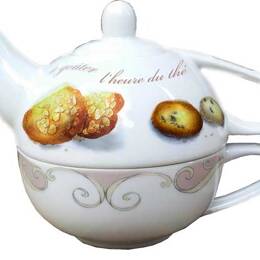 Théière biscuits