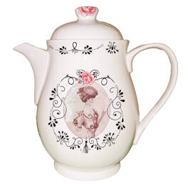 Théière en porcelaine Modiste