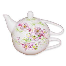 Tea for one fleurs pommier