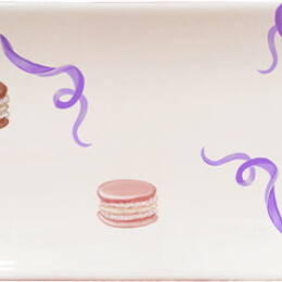 Plat à cake macarons