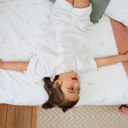 Pyjama court col claudine