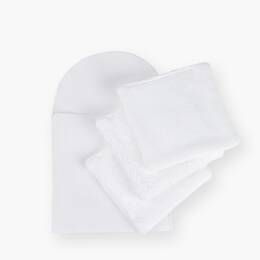 Lot de 3 lingettes lavables réutilisables