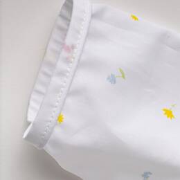 Chemise de nuit manche longue col claudine