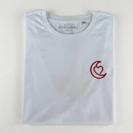 Tee-shirt brodé Lune-Cœur
