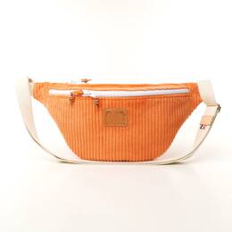 Sac Banane Mélisse Velours orange