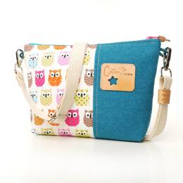 Mini Sac Pochette Jano Junior chouettes