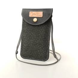Mini Sac Pochette Cuir téléphone ERI Galuchat