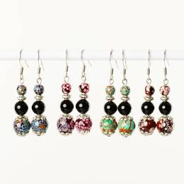 Boucles d'oreilles Lilas