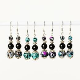 Boucles d'oreilles Lilas