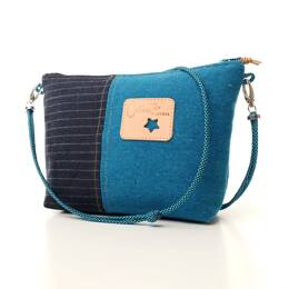 Mini Sac Pochette Jano Bleu canard