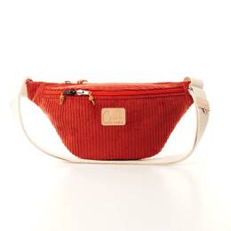 Sac Banane Mélisse Velours acajou