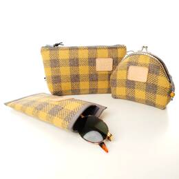 Pochette Trousse Etui à lunettes Ambre