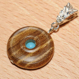 Pendentif bois d'acacia