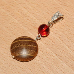 Pendentif bois d'acacia