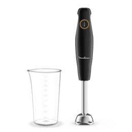 Intention, Pied mixeur, Lames powelix, 2 vitesses, 600 W, Fabriqué en France, Noir,Pied mixeur