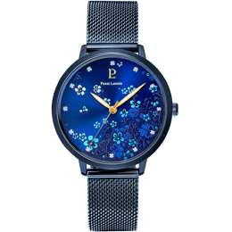 Montre Femme TALLIA Cadran Bleu Bracelet Acier milanais Bleu