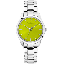 Montre Femme ROXANE Cadran Vert Bracelet Acier  Argenté
