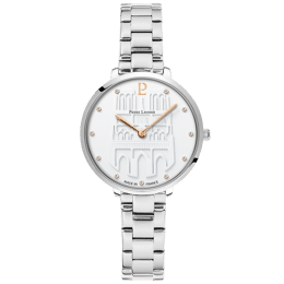 Montre Femme COEUR BATTANT Argenté Cadran Blanc Bracelet Acier Argenté 12 MM