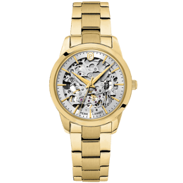 Montre Femme THEA Doré Cadran Argenté Bracelet Acier Doré 18 MM