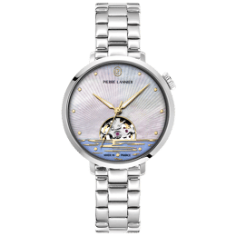 Montre Femme AUSTRALE Argenté Cadran Blanc Bracelet Acier Argenté 14 MM