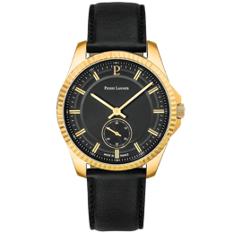 Montre Homme METROPOLITAIN Cadran Noir Bracelet Cuir Noir