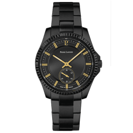 Montre Homme METROPOLITAIN Noir Cadran Noir Bracelet Acier Noir 20 MM