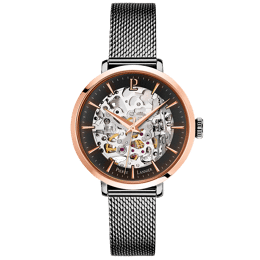 Montre Femme AUTOMATIC Cadran Gris Bracelet Acier milanais Gris