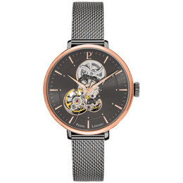 Montre Femme MELODIE Cadran Gris Bracelet Acier milanais Gris