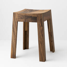 Tabouret en Noyer - Mini Wak