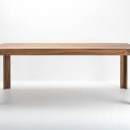 Table sur mesure en noyer - Elmar