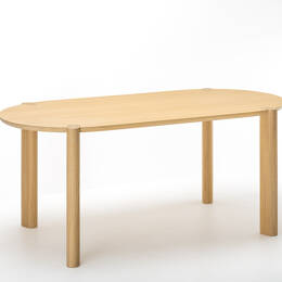 Table oblongue en chêne massif 180 x 90 cm - Couscous