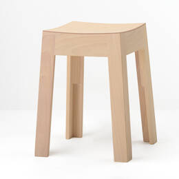 Tabouret bas en bois de hêtre - MiniWak