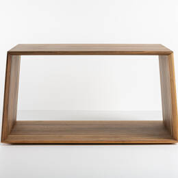 Table basse Anouk en noyer - 2 dimensions au choix