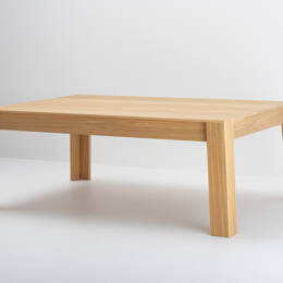 Table basse rectangulaire en chêne - Aix 120 x 80 cm