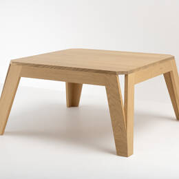 Table basse en chêne - MéliMélo 60 x 60 cm