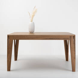 Table Design en Bois Massif 140 x 100 cm - MéliMélo en noyer