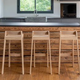 Tabouret PilPil en Chêne