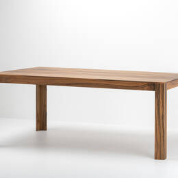 Table carrée en noyer 90 x 90 cm - Elmar