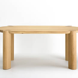 Table basse oblongue en chêne - Couscous 110 x 60 cm