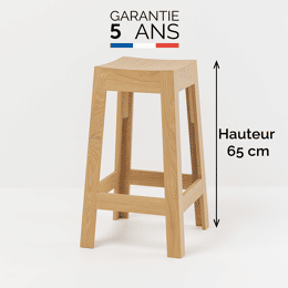 Tabouret de bar 65 cm - Wak