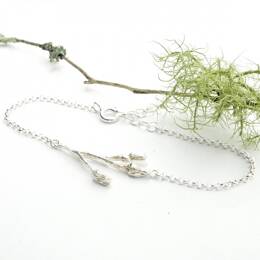 Bracelet 3 fleurs en argent 925