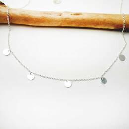 Collier ras de cou fin en argent 925 recyclé