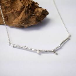 Collier branche en argent 925