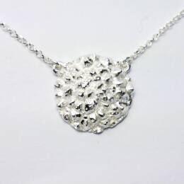 Collier réglable en argent 925 Litchi