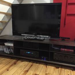 Meuble TV Grand Modèle "ATELIER" Style Industriel