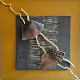 Tableau sculpture mural "Papillon"  